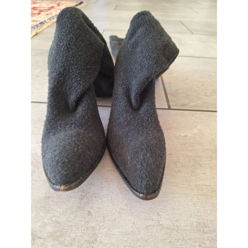 Valter Steiger long stocking‎ heel gray boots size 36.5